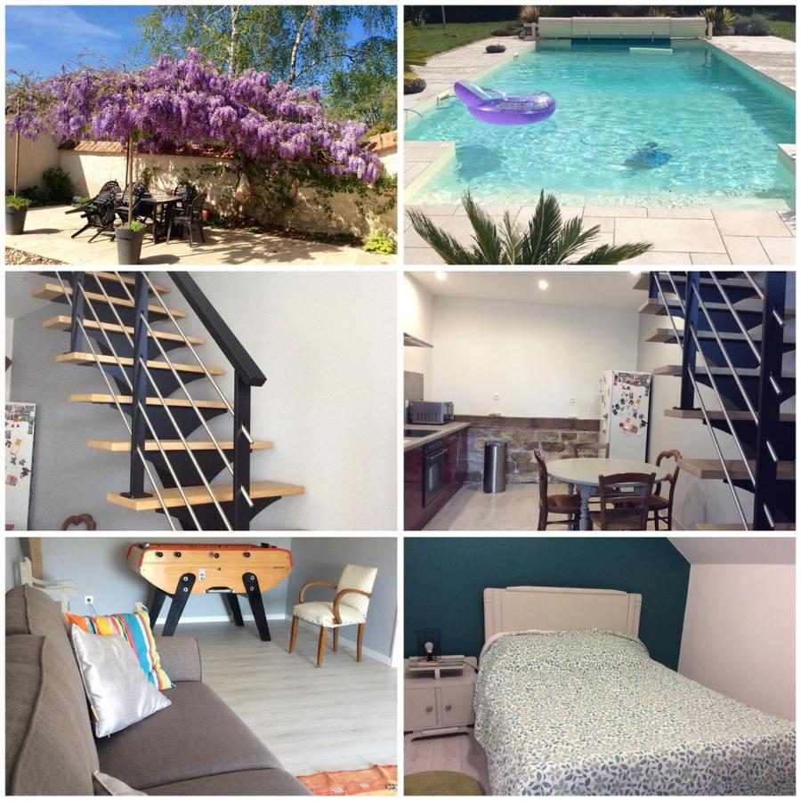 Gite Des Ouches - Piscine Civray  Exterior foto